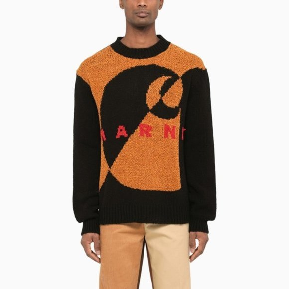 Marni x Carhartt Round Neck Wool Sweater 50 Large
